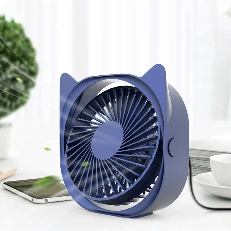 Smart Electronics Gadgets For Home - พัดลมมินิยูเอสบี พัดลมตั้งโต๊ะขนาดเล็ก อุปกรณ์อิเล็กทรอนิกส์สำหรับฤดูร้อน พัดลมยูเอสบีอัจฉริยะ พกพาสะดวก เงียบ