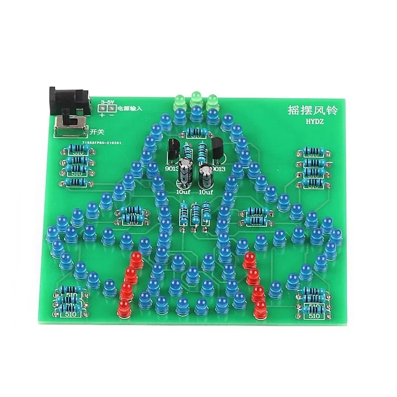 Electronics & Gadgets Starting With V - ชุดประกอบกระดิ่งลมแบบแกว่งได้ พร้อมไฟ LED 95 ดวง ใช้ไฟ