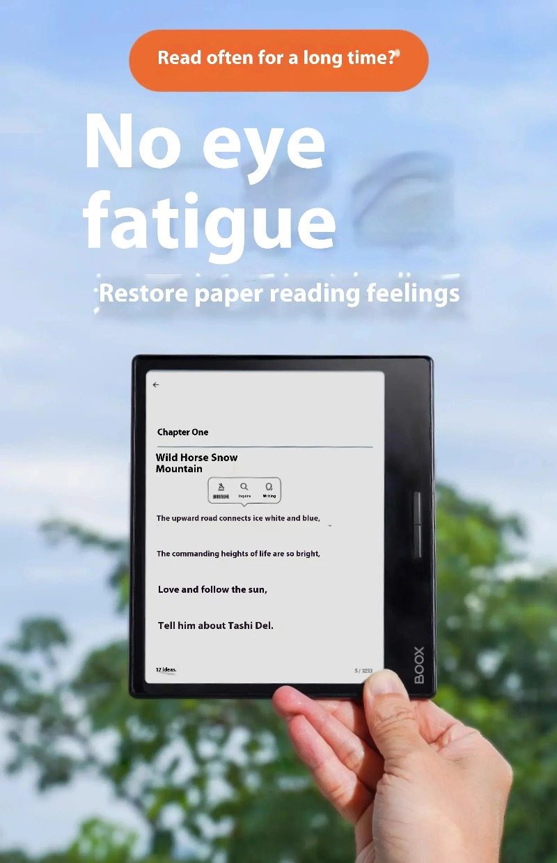 กล่องของขวัญ Leaf3 แท็บเล็ตหน้ - E-Ink Tablet Reader บทวิจารณ์และราคา