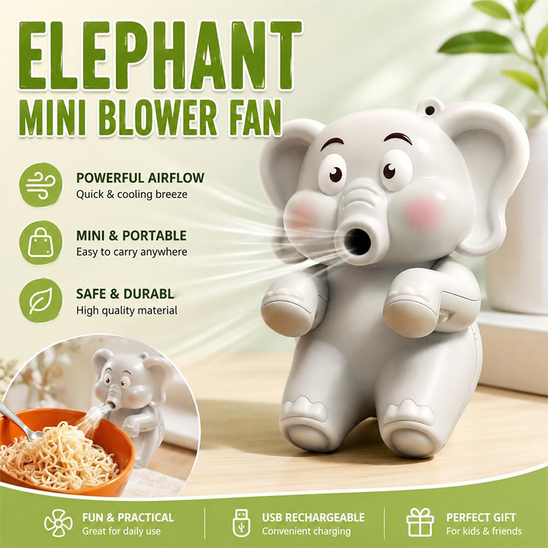 พัดลมมินิรูปช้างน่ารักแบบแขวน  - Electronics Gadgets For Kids บทวิจารณ์และราคา